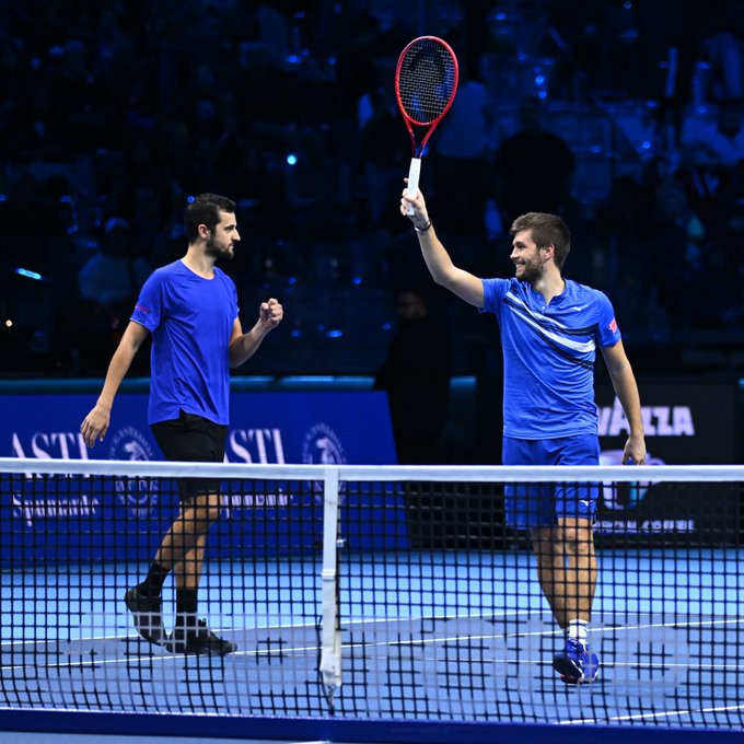 Nikola Mektic And Mate Pavic Overcome Lloyd Glasspool And Harri