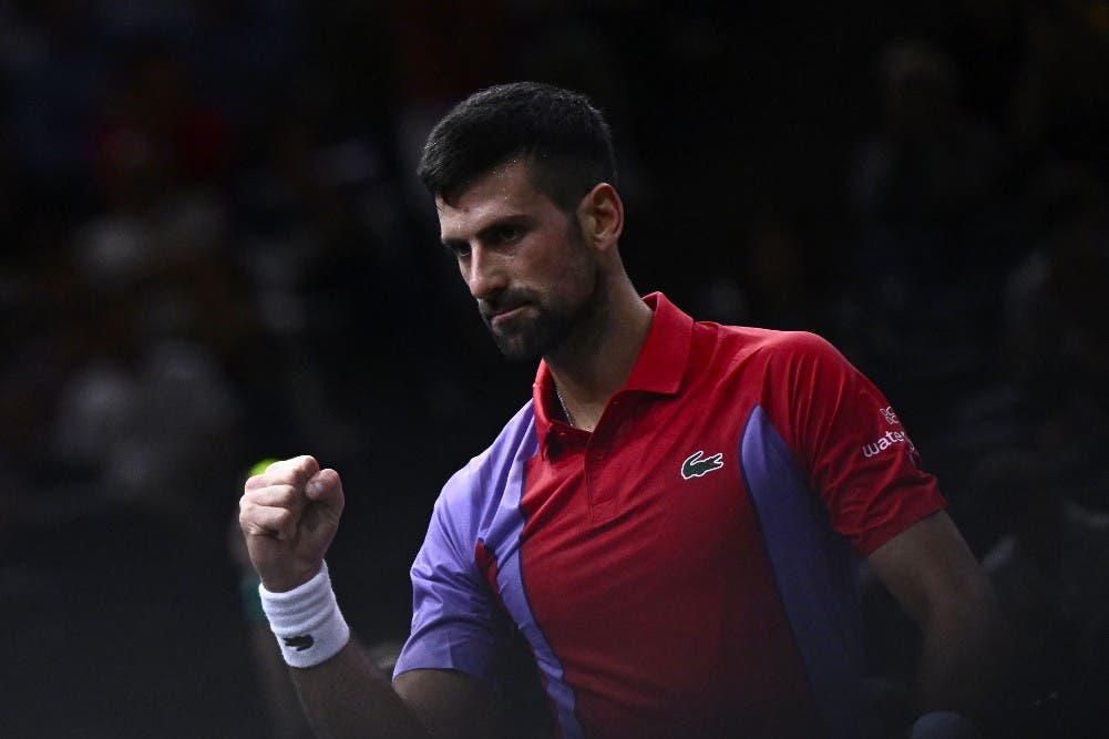 Novak Djokovic Moves Past Tomas Martin Etcheverry In Paris Bercy