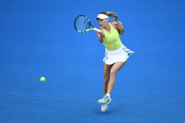 Caroline Wozniacki Safely Through The Round Of The - UBITENNIS