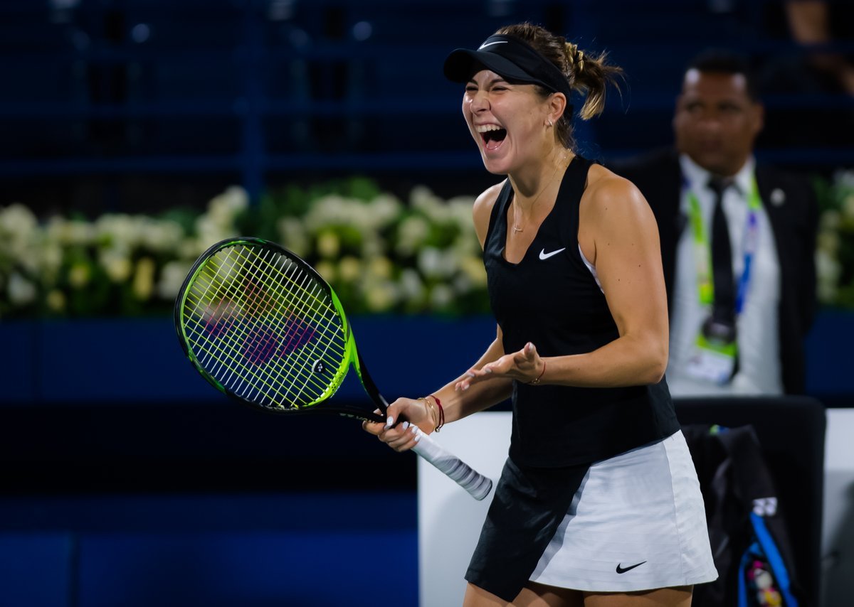 Belinda Bencic Stuns Simona Halep To Set Up Semifinal Against Elina Svitolina In Dubai Ubitennis