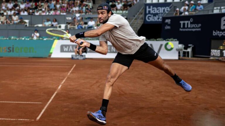 Matteo Berrettini beats Yannick Hanfmann in Kitzbuhel to reach his ...